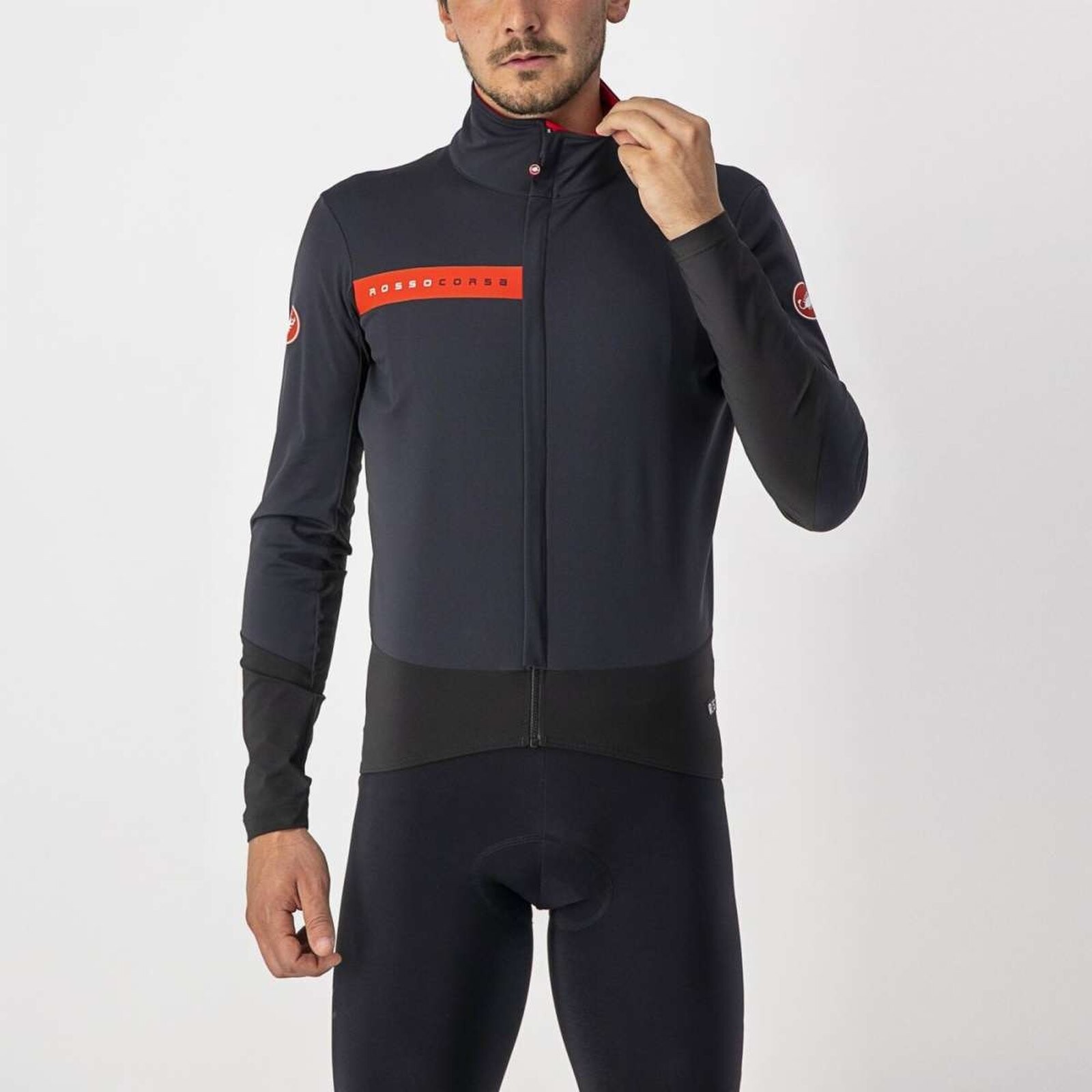 Castelli corsa outlet rosso jacket