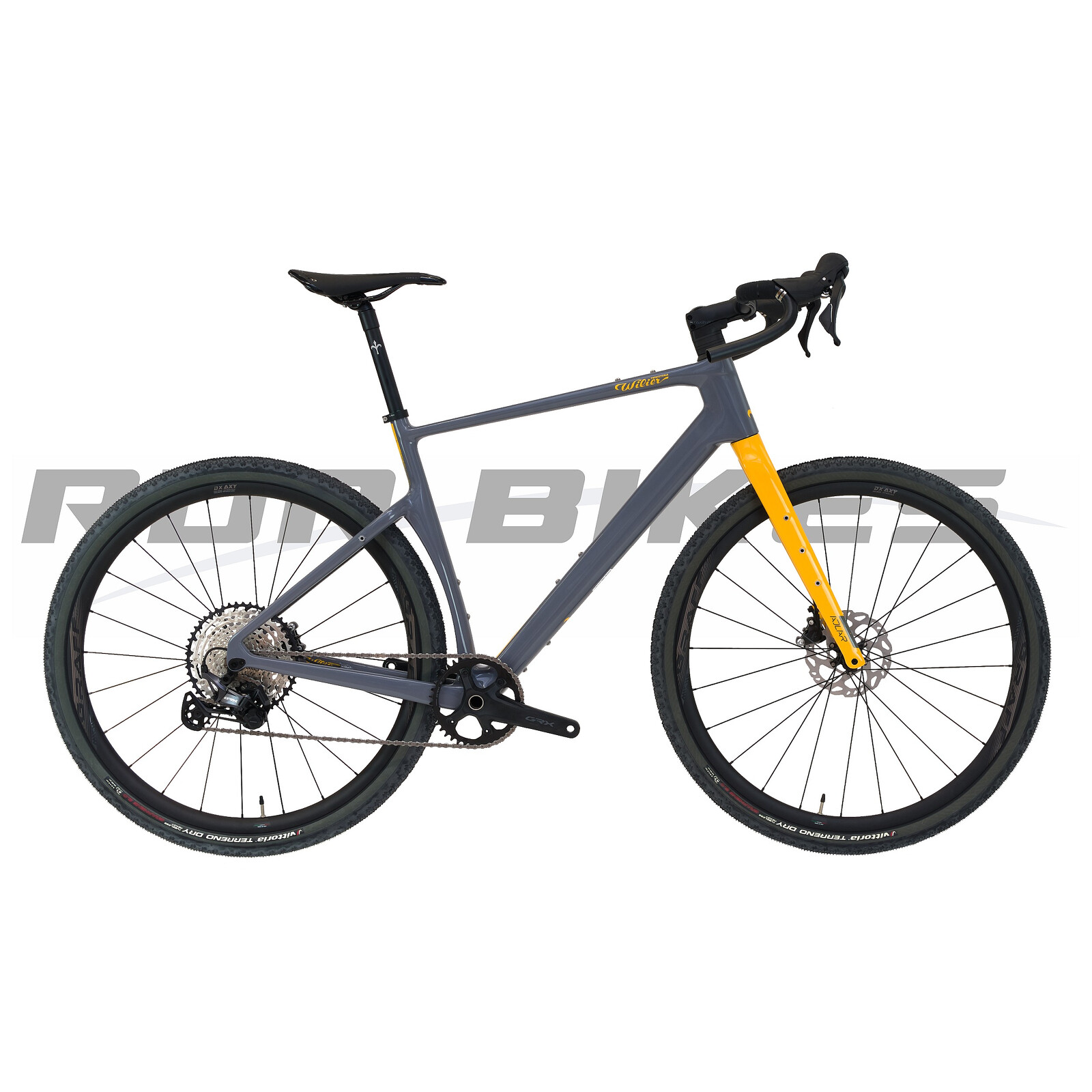 Wilier Adlar GRX 822 12V Grey Yellow Glossy