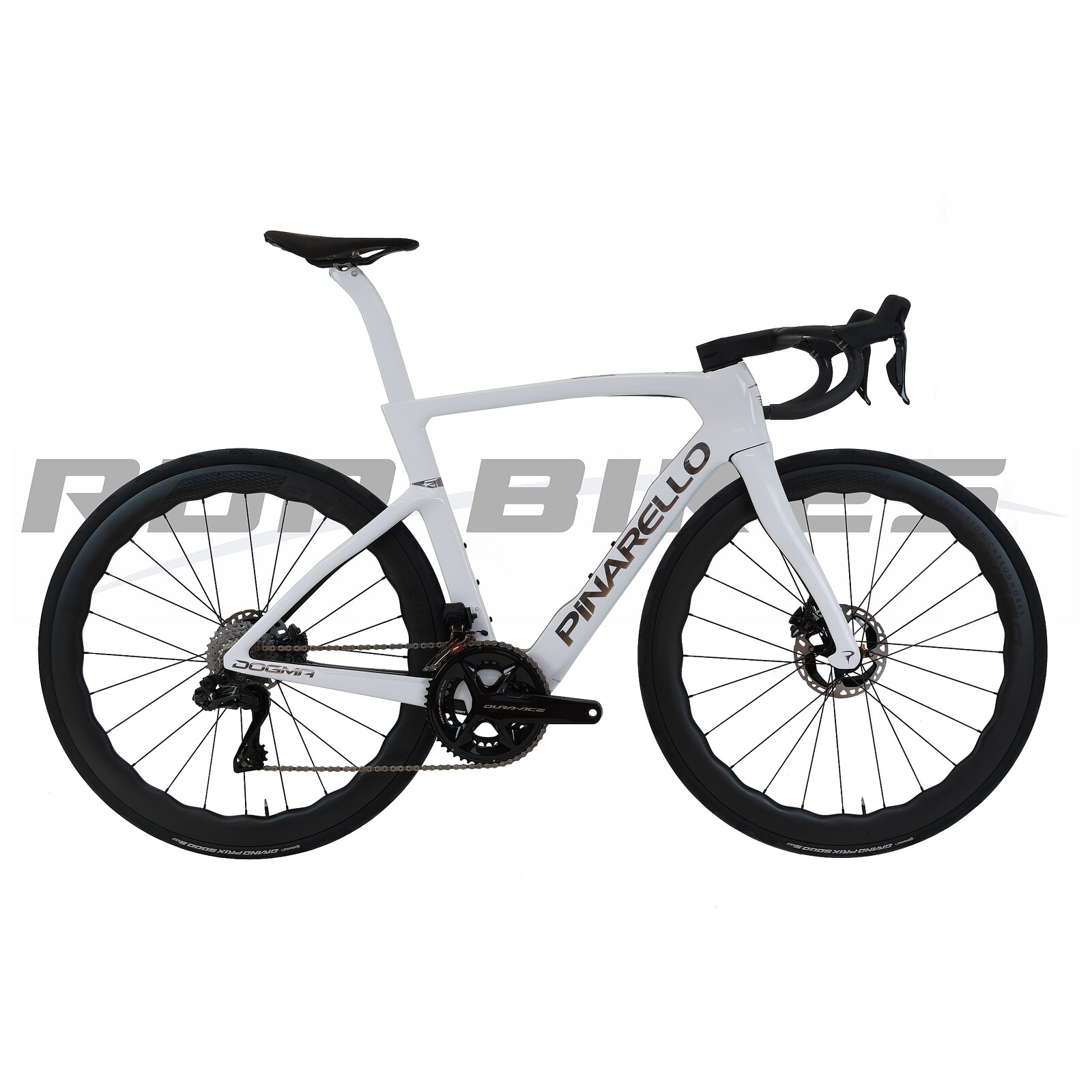 New Pinarello Dogma F Shimano Dura Ace Di2 12V Edge Crystal White - Princeton Peak 4550