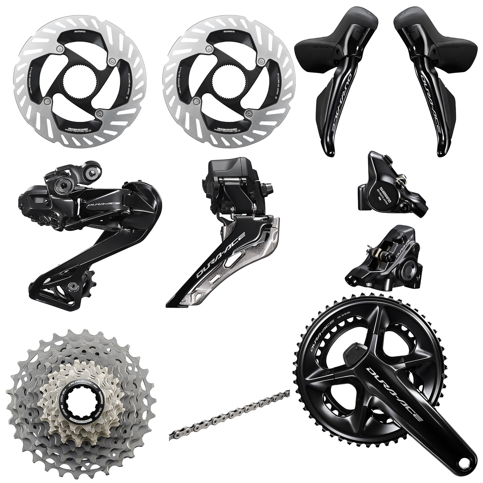 Gruppo completo Shimano Dura-Ace Di2 R9200 12V Power Meter