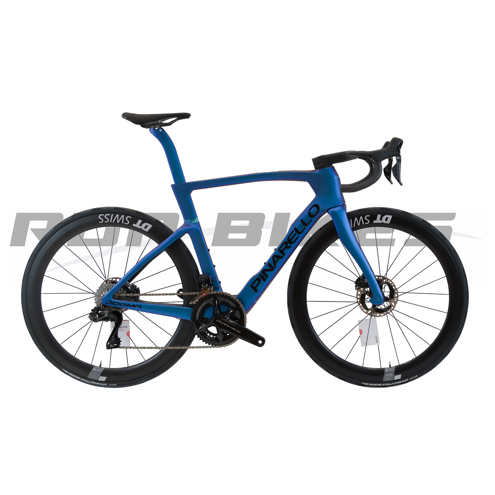 New Pinarello Dogma F Shimano Dura Ace Di2 12V Luxter Blue - DT Swiss ARC 1400