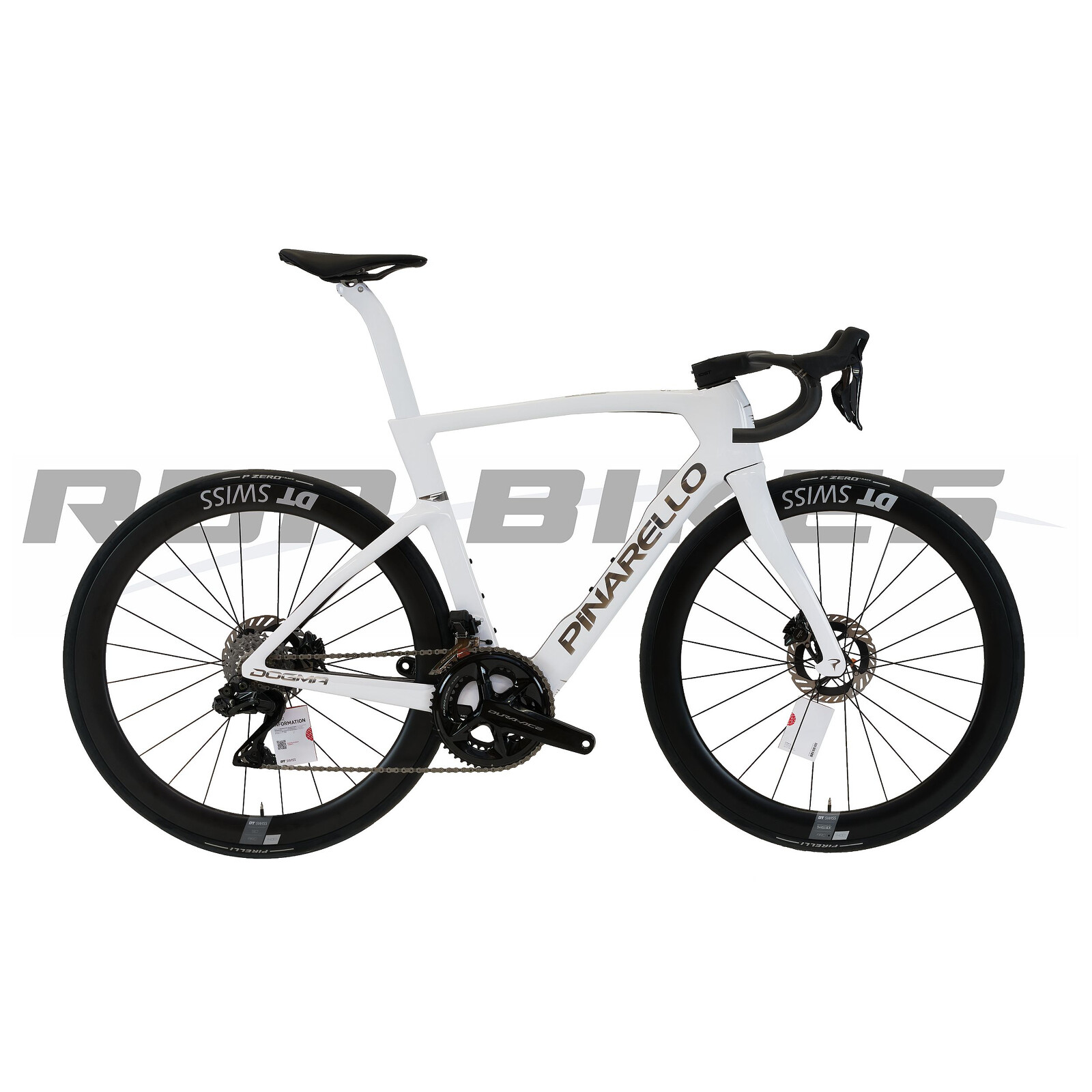 New Pinarello Dogma F Shimano Dura Ace Di2 12S Edge Crystal White - DT Swiss ARC 1400