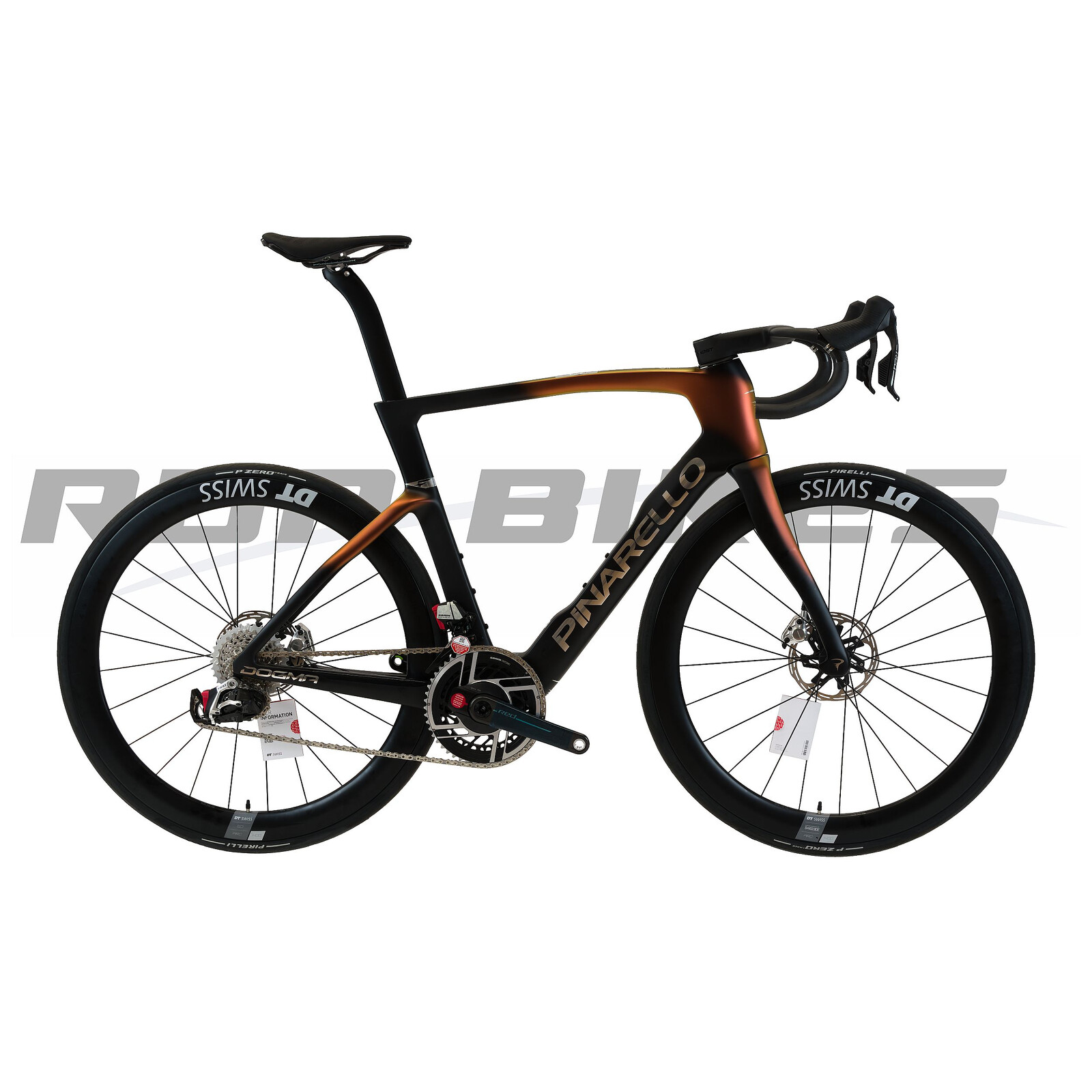 New Pinarello Dogma F Sram RED AXS 12S Luxter Red Gold - DT Swiss ARC 1400