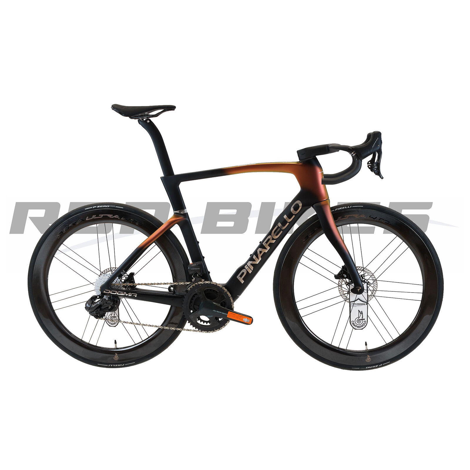 New Pinarello Dogma F Campagnolo Super Record WRL 12S Luxter Red Gold - Bora Ultra WTO 60 C23