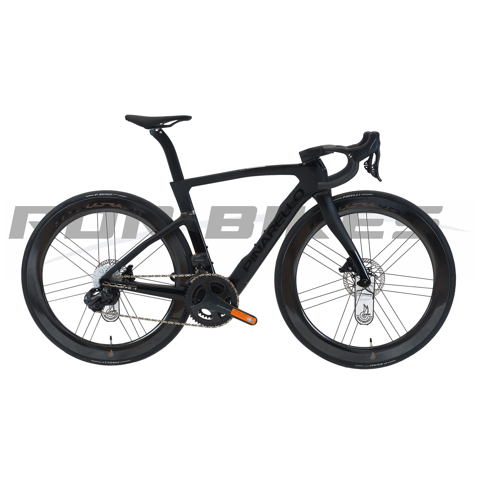 New Pinarello Dogma F Campagnolo Super Record WRL 12S Black on Black - Bora Ultra WTO 60 C23